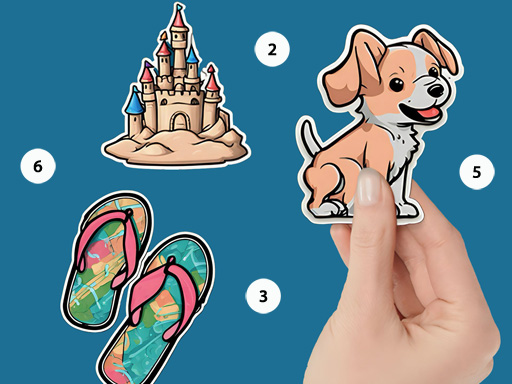 Sticker Book Puzzle Color By Number Cover