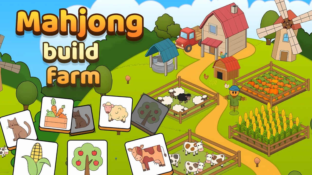 Mahjong build farm Cover